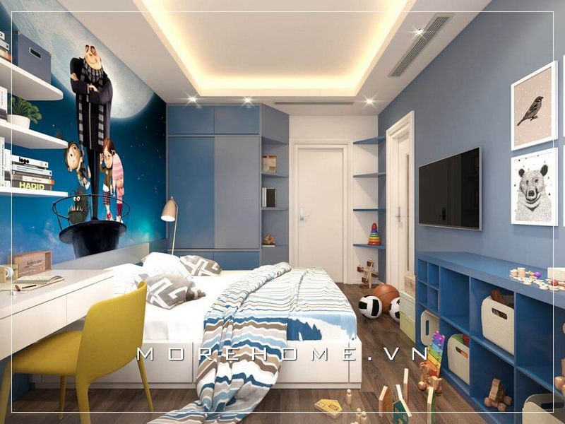 Nội thất phòng ngủ gỗ công nghiệp